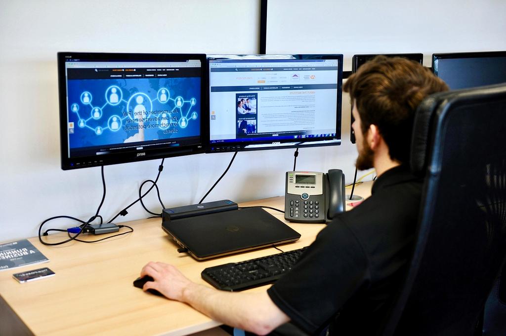 A collage of professional web design projects displayed on multiple devices