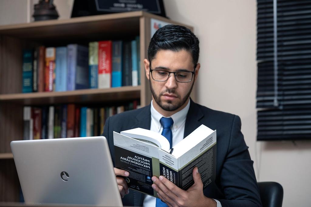 Corporate website for law firm with professional design shown on laptop screen